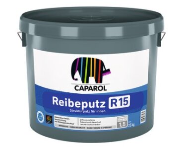 Caparol Reibeputz R15 25 kg – Dekorativer Innenputz mit 1,5 mm Reibeputzstruktur