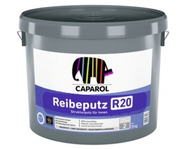 Caparol Reibeputz R20 25 kg – Dekorativer Strukturputz für Innenräume mit 2,0 mm Körnung