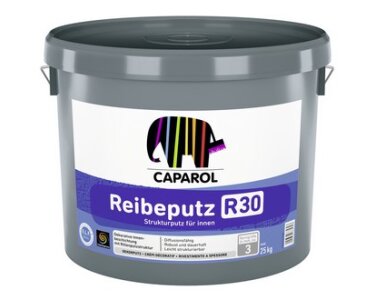 Caparol Reibeputz R30 25 kg – Dekorativer Strukturputz für Innenräume mit 3,0 mm Körnung