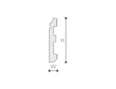 NMC WALLSTYL® FL1 Flex  Fußbodenleiste FL1 Flex     80x12 mm