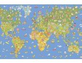 AS Creation XXL Kids 2010 World Map 0351-71 , 35171  2m x...