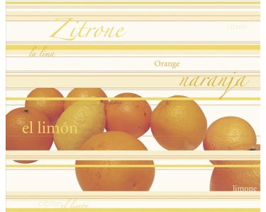 AS Creation XXL Food 2010 Ornage/Lemon 0431-82 , 43182  3m x 2.5m Fototapete