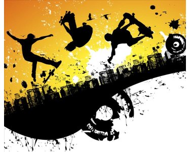 AS Creation XXL Kids 2011 Skaters 0469-62 , 46962  3m x 2.5m Fototapete