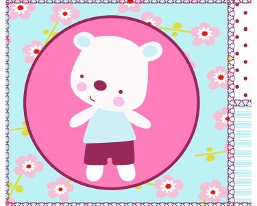 AS Creation XXL Kids 2011 Border bear 2 0470-22.2 , 47022.2  4m x 2.67m Fototapete