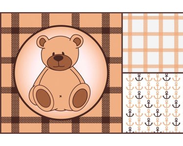 AS Creation XXL Kids 2011 Border bear 3 0470-44.1 , 47044.1  3m x 2.50m Fototapete
