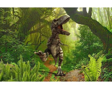 AS Creation XXL Wallpaper 3 T-Rex in Jungle Fototapete 470-590