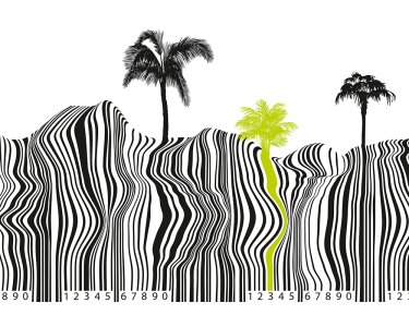 AS Creation AP Digital Barcode Beach Fototapete 470-539