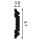 Orac Wandleiste Duropolymer PX144 200 x 0,8 x 4,7 cm