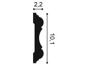 Orac Wandleiste flexibel / biegbar  P8040F 200 x 2,2 x 10,1 cm