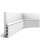 Orac  SX118 Sockelleiste RAL 9003 fertig beschichtet SX118-RAL9003 200 x 1,8 x 13,8 cm