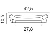 Orac Pilaster   K251 42,5 x 10,5 x 35 cm