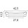 Orac Pilaster   K251 42,5 x 10,5 x 35 cm