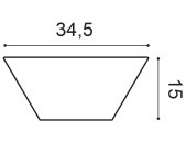 Orac 3D Paneel  W101 15 x 34,5 x 2,9 cm