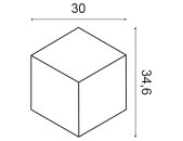 Orac 3D Paneel  W105 30 x 34,6 x 3 cm