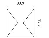 Orac 3D Paneel  W106 33,3 x 33,3 x 2,9 cm