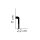 Mardom Decor Sockelleiste Polyforce MD005 200 x 11 x  2,2  cm