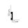 Mardom Decor Premium Lackierung Polyforce MD009P 200 x 10 x  1,7  cm