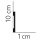 Mardom Decor Premium Lackierung Polyforce MD013P 200 x 10 x  1  cm