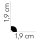 Mardom Decor Premium Lackierung Polyforce MD235P 200 x 1,8 x  1,8  cm