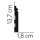 Mardom Decor Premium Lackierung Polyforce MD360P 200 x 13,7 x  1,8  cm