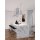 Mardom Decor moderne weiße glatte Gardinenblende QL046TNeu 200 x 12 x  5  cm
