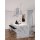 Mardom Decor eckige breite weiße Gardinenblende Polyforce QL056TNeu 200 x 17,9 x  5,5  cm