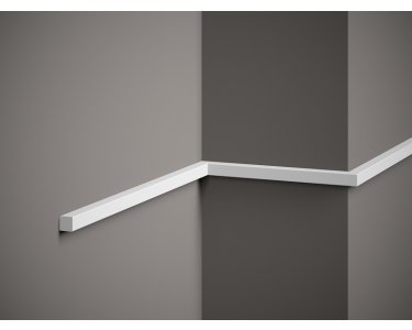 Mardom Decor Wandleiste Polyforce MD010 200 x 1,5 x  1,5  cm