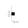 Mardom Decor Wandleiste Polyforce MD010 200 x 1,5 x  1,5  cm