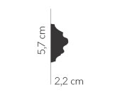 Mardom Decor Ecke Profoam MDC258-13   26,0 x 2,0 x 5,4 cm