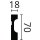 NMC FD7 WALLSTYL® Sockelleisten 70 mm x 15 mm