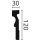 NMC Zierprofile Fassade Tür-/Fensterumrandungen NMC MA12 DOMOSTYL®  120x30mm Länge 2 m