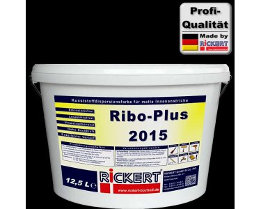 Rickert Ribo Plus 2015 preisgünstige Innenfarbe 10x12,5 Liter Farbton weiß