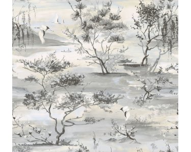 JV451 Yumiko Tapeten Smita Schmitz  6013 Bedruktes Gras und Bomboo auf Vlies