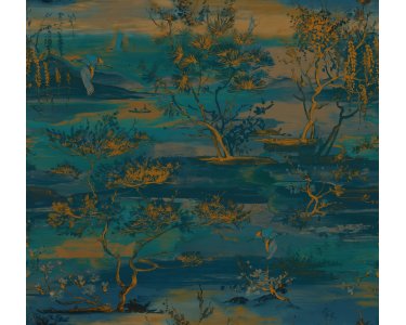 JV451 Yumiko Tapeten Smita Schmitz  6014 Bedruktes Gras und Bomboo auf Vlies