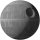 Tapeten Komar 12405 Selbstklebende Fototapete Vlies  "Star Wars XXL Death Star"  schwarz, grau