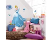 Tapeten Komar 12412 Selbstklebende Fototapete Vlies  "Cinderella XXL"  blau, gelb, weiß