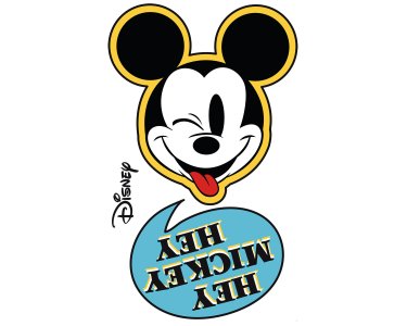 Tapeten Komar 12416 Selbstklebende Fototapete Vlies  "Mickey Hey XXL"  bunt