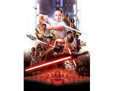 Tapeten Komar 4-4113  Fototapete "STAR WARS EP9 Movie Poster Rey"   bunt