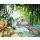 Tapeten Komar 8-4106  Fototapete "Jungle book swimming with Baloo"   bunt