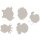 Tapeten Komar 14005h  Deco-Sticker " The Muppets"  grau/schwarz