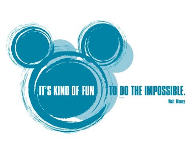 Tapeten Komar 14012h  Deco-Sticker "Its kind of fun"  blau