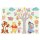 Tapeten Komar 14014h  Deco-Sticker "Winnie Pooh Nature Lovers"  bunt