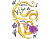 Tapeten Komar 14728h  Deco-Sticker "Rapunzel"  lila/gelb            