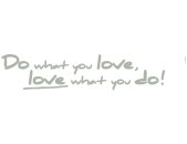 Tapeten Komar 18003h  Deco-Sticker "Do what you love"  grau         