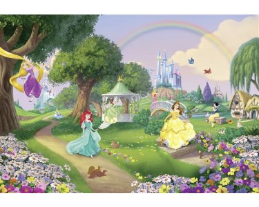 Tapeten Komar 8-449  Fototapete "Disney Princess Rainbow"  bunt