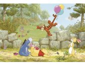 Tapeten Komar 8-460  Fototapete "Winnie Pooh Ballooning"  bunt          