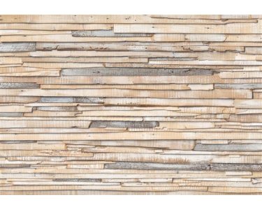 Tapeten Komar 8-920  Fototapete "Whitewashed Wood"  braun