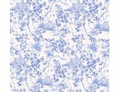 Tapeten Komar R3-034  Vlies Fototapete "Charming Bloom"  blau, weiß