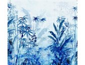 Tapeten Komar R3-035  Vlies Fototapete "Blue Jungle"  blau, weiß
