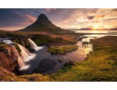 Tapeten Komar SHX8-042  Vlies Fototapete "Guten Morgen auf Isländisch"  braun        